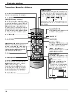 Предварительный просмотр 19 страницы Panasonic TH-42PH12L (Spanish) Manual De Instrucciones