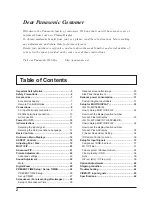 Preview for 2 page of Panasonic TH-42PH9EK Operating Instructions Manual