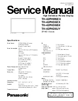 Preview for 95 page of Panasonic TH-42PHD6A Service Manual