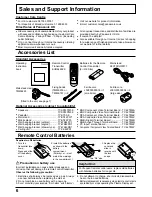 Предварительный просмотр 6 страницы Panasonic TH-42PHD6BX Operating Instructions Manual