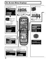 Предварительный просмотр 14 страницы Panasonic TH-42PHD6BX Operating Instructions Manual