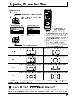 Предварительный просмотр 17 страницы Panasonic TH-42PHW6 Operating Instructions Manual