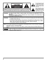 Предварительный просмотр 2 страницы Panasonic TH-42PM50U Operating Instructions Manual