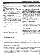 Preview for 7 page of Panasonic TH-42PR10U Operating Instructions Manual