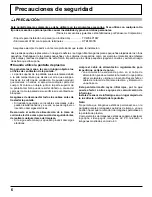 Preview for 6 page of Panasonic TH-42PRT12U Manual De Instrucciones