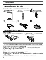 Preview for 8 page of Panasonic TH-42PRT12U Manual De Instrucciones