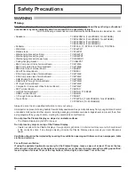 Preview for 4 page of Panasonic TH-42PS9BK Operating Instructions Manual