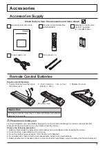 Предварительный просмотр 7 страницы Panasonic TH-42PS9ES Operating Instructions Manual