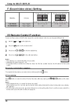 Предварительный просмотр 36 страницы Panasonic TH-42PS9ES Operating Instructions Manual