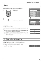 Предварительный просмотр 39 страницы Panasonic TH-42PS9ES Operating Instructions Manual