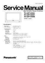 Panasonic TH-42PV500A Service Manual preview