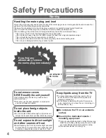 Preview for 4 page of Panasonic TH-42PV600AZ Operating Instructions Manual