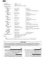 Предварительный просмотр 2 страницы Panasonic TH-42PV70L Service Manual