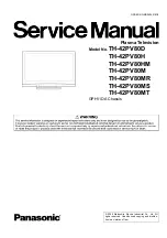 Panasonic TH-42PV80D Service Manual preview