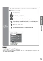 Preview for 13 page of Panasonic TH-42PV80P Operating Instructions Manual