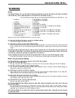 Preview for 5 page of Panasonic TH-42PW5 Operating Instructions Manual