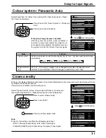 Предварительный просмотр 31 страницы Panasonic TH-42PW6 Operating Instructions Manual