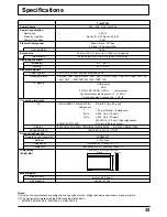 Предварительный просмотр 35 страницы Panasonic TH-42PW6 Operating Instructions Manual