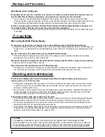 Preview for 6 page of Panasonic TH-42PWD3 Operating Instructions Manual