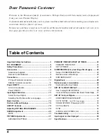 Предварительный просмотр 4 страницы Panasonic TH-42PWD6 Operating Instructions Manual