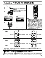 Предварительный просмотр 19 страницы Panasonic TH-42PWD6 Operating Instructions Manual