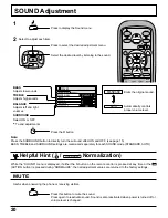 Предварительный просмотр 20 страницы Panasonic TH-42PWD6 Operating Instructions Manual