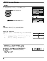 Предварительный просмотр 34 страницы Panasonic TH-42PWD6 Operating Instructions Manual