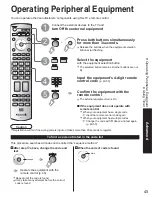 Предварительный просмотр 45 страницы Panasonic TH-42PX600U Operating Instructions Manual