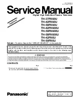 Preview for 110 page of Panasonic TH-42PX6U Service Manual