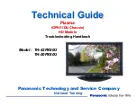 Panasonic TH-42PX80U Technical Manual preview