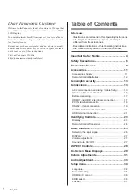 Preview for 2 page of Panasonic TH-43CQ1 Operating Instructions Manual