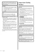 Preview for 4 page of Panasonic TH-43CQ1 Operating Instructions Manual