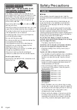 Preview for 6 page of Panasonic TH-43CQ1 Operating Instructions Manual