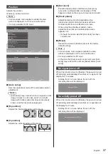 Preview for 37 page of Panasonic TH-43CQ1 Operating Instructions Manual