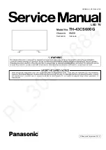 Panasonic TH-43CS600G Service Manual preview