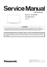 Предварительный просмотр 1 страницы Panasonic TH-43D310M Service Manual