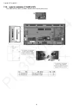 Предварительный просмотр 34 страницы Panasonic TH-43E410T Service Manual