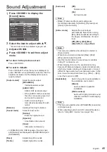 Предварительный просмотр 45 страницы Panasonic TH-43EQ2W Operating Instructions Manual