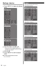 Предварительный просмотр 52 страницы Panasonic TH-43EQ2W Operating Instructions Manual