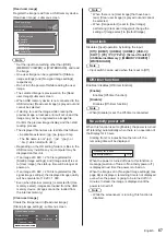 Предварительный просмотр 67 страницы Panasonic TH-43EQ2W Operating Instructions Manual