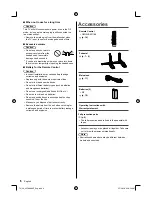 Предварительный просмотр 6 страницы Panasonic TH-43FX600A Operating Instructions Manual