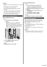 Предварительный просмотр 35 страницы Panasonic TH-43LFE8E Operating Instructions Manual