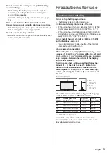 Preview for 9 page of Panasonic TH-43LFE8U Operating Instructions Manual