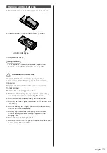 Предварительный просмотр 11 страницы Panasonic TH-43LFE8W Operating Instructions Manual