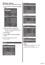 Предварительный просмотр 47 страницы Panasonic TH-43LFE8W Operating Instructions Manual