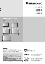 Panasonic TH-43LX800Z Operating Instructions Manual preview