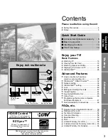 Preview for 3 page of Panasonic TH-46PZ850U Operating Instructions Manual