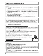 Preview for 2 page of Panasonic TH-47LF30ER Operating Instructions Manual