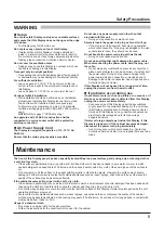 Предварительный просмотр 5 страницы Panasonic TH-47LFV5U Operating Instructions Manual