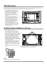 Предварительный просмотр 7 страницы Panasonic TH-47LFV5U Operating Instructions Manual